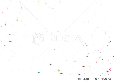 背景素材_ホログラム箔_星 107145078