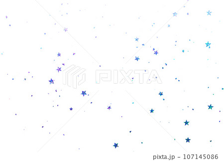 背景素材_ホログラム箔_星 107145086