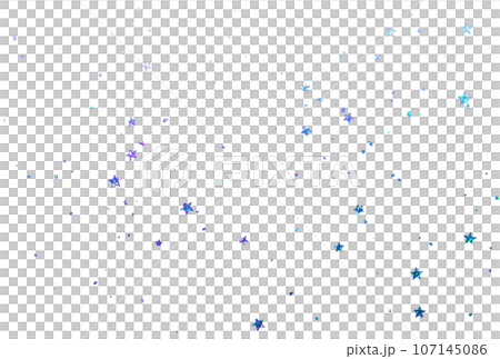 背景素材_ホログラム箔_星 107145086
