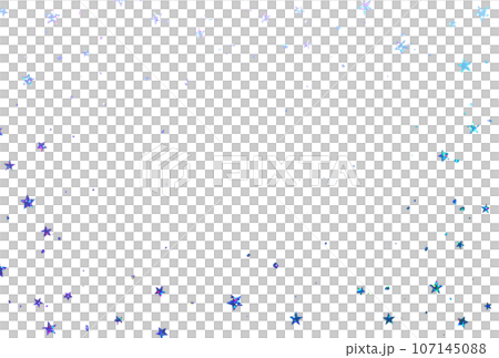 背景素材_ホログラム箔_星 背景素材_ホログラム箔_星 107145088