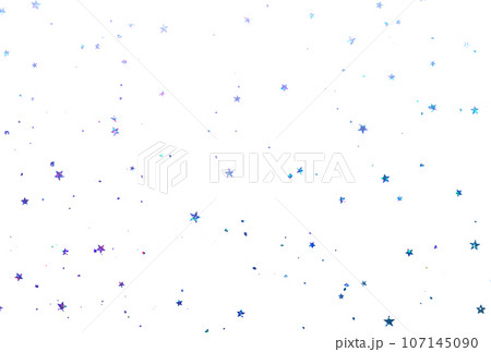 背景素材_ホログラム箔_星 背景素材_ホログラム箔_星 107145090