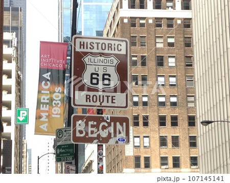 Route66のスタート地点 107145141