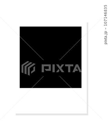 Blank polaroid photo frame for scrapbook design Vector Image