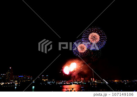 花火 横浜・神奈川新聞花火大会 2014年 横浜大さん橋 (山下公園) 2014年8月5日 花火 横浜・神奈川新聞花火大会 2014年 横浜大さん橋 (山下公園) 2014年8月5日 107149106
