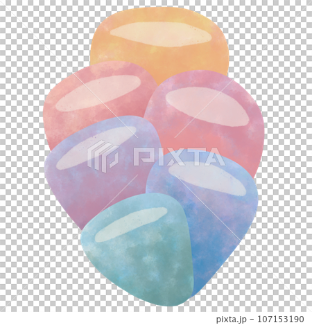 cute cartoon colorful coral, no background cute cartoon colorful coral, no background 107153190