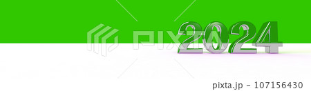 2024タイトル背景（light green:右）コピースペース 107156430