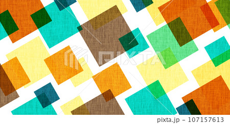 カラフル　和柄　模様　背景 107157613