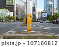 歩行者専用レーンのある道路標識 107160812