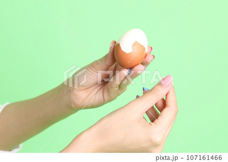 Hand Holding Food 107161466