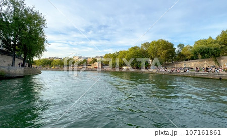 Beautiful River Seine in Paris 107161861