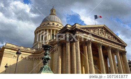 The Pantheon in the city of Paris 107161877