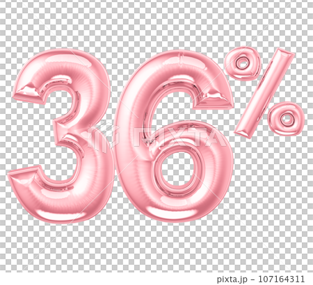 3d rendering blue metal number 107164311