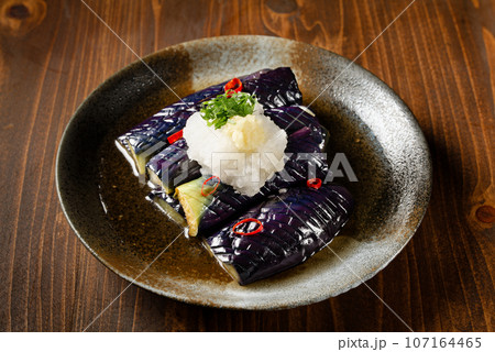 ナスの煮浸し 107164465