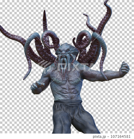 octopus monster 107164581