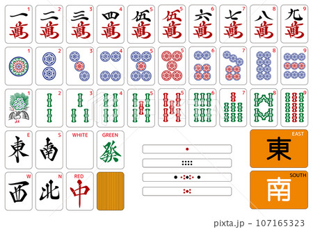 英語　麻雀　THE GAME OF MAHJONG ILLUSTRATED The Game of Mah Jong (Illustrated): Patricia A. Thompson