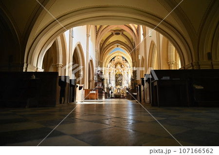 Beautiful old monastery Porta Coeli. Predklasteri u Tisnova Czech Republic. 107166562