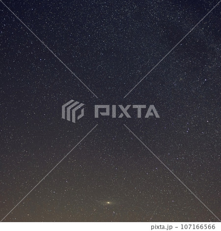 Night sky with stars - Perseids. Background for space exploration and night photography. 107166566