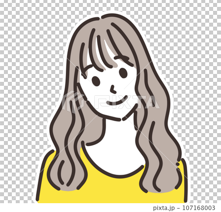 女性・女の子のイラスト素材 107168003