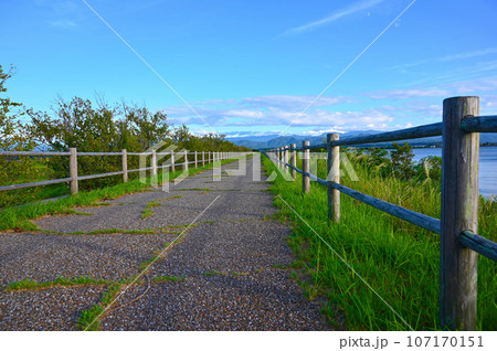 柴山潟遊歩道 片山津温泉 加賀市 柴山潟遊歩道 片山津温泉 加賀市 107170151