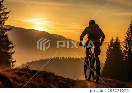 Dawn Adventure: Mountain Biking Bliss 107171579