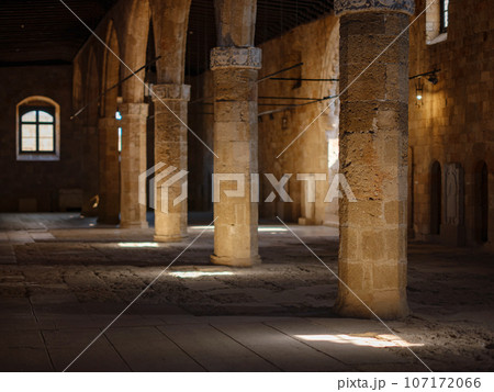 Rhodes, Greece - April 21, 2023: Archeological Museum of Rhodes Town Rhodes, Greece - April 21, 2023: Archeological Museum of Rhodes Town 107172066