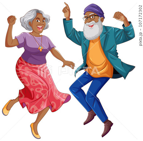 Indian Couple Dancing Vector 107172302
