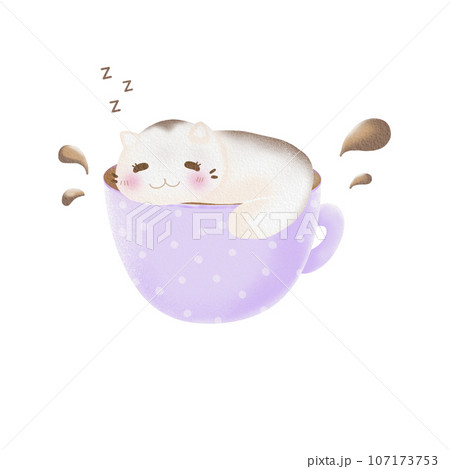 Cute cat icon - Stock Illustration [23726738] - PIXTA