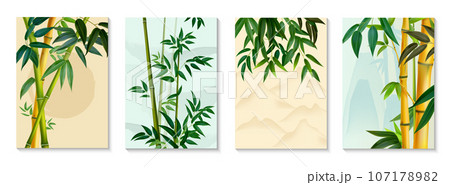 Realistic Bamboo Posters 107178982