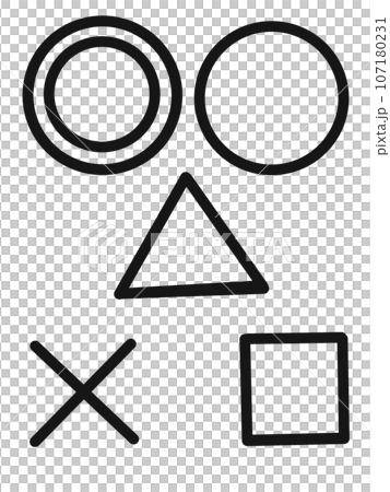 易於使用的形狀:圓形、十字形、三角形、正方形 易於使用的形狀:圓形、十字形、三角形、正方形 107180231