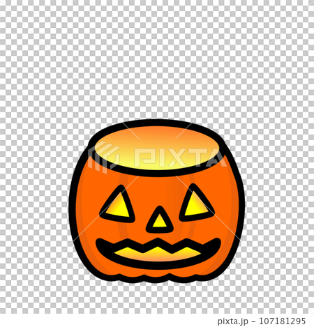 ハロウィーンのジャコランタンのイラスト ハロウィーンのジャコランタンのイラスト 107181295