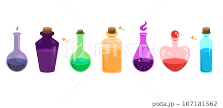 Set Collection Of Potion Design Elements Set Collection Of Potion Design Elements 107181562