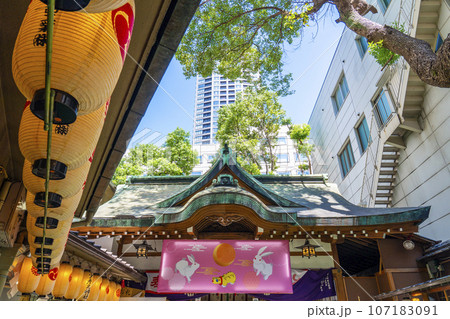 少彦名神社　拝殿（大阪市中央区道修町） 107183091
