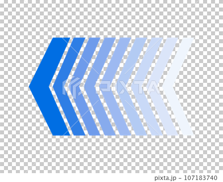 藍色向左箭頭圖標 藍色向左箭頭圖標 107183740