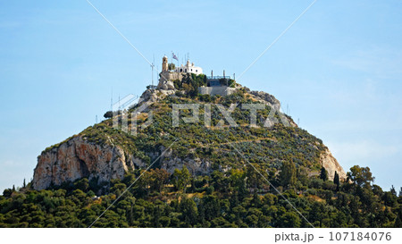 Mount Lycabettus Athens Greece 107184076