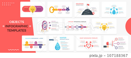 Objects - Business Infographic Templates 107188367