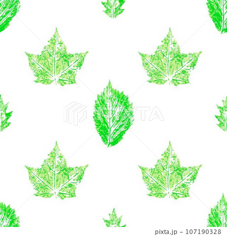 Ink messy drops leaves illustration. Print for cloth design, textile, fabric, wallpaper Ink messy drops leaves illustration. Print for cloth design, textile, fabric, wallpaper 107190328