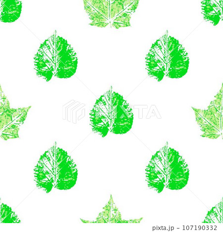 Ink messy drops leaves illustration. Print for cloth design, textile, fabric, wallpaper Ink messy drops leaves illustration. Print for cloth design, textile, fabric, wallpaper 107190332