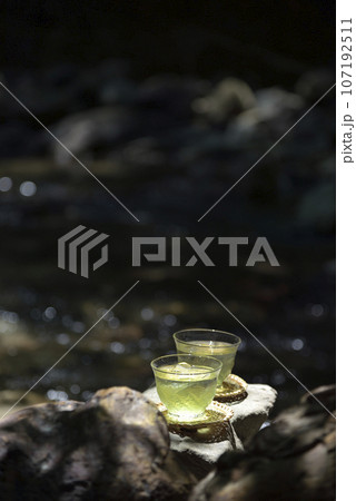 渓流と緑茶 渓流と緑茶 107192511