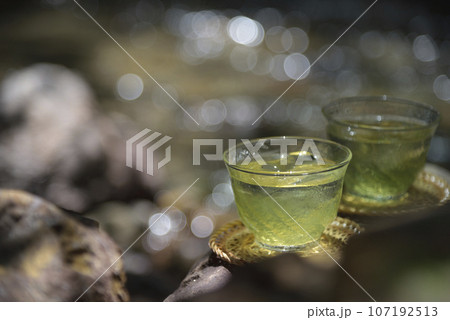 渓流と緑茶 107192513
