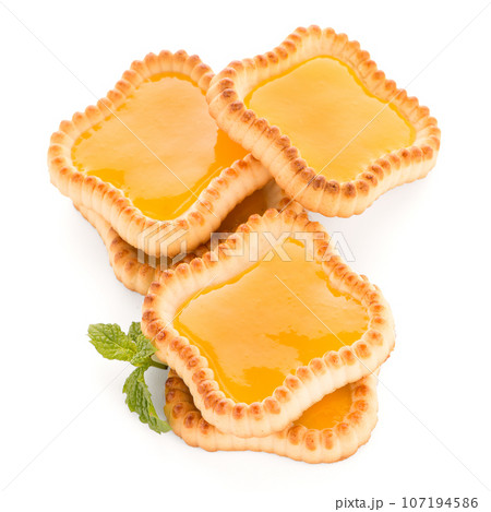 Lime jam tartlets 107194586
