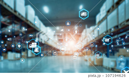 物流倉庫とテクノロジー 107194626