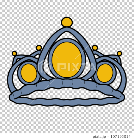 The illustration of a crown The illustration of a crown 107195014