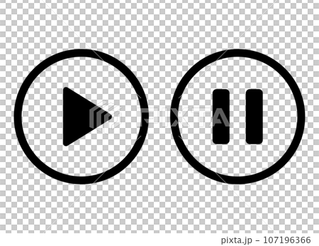 再生 停止 ボタン 再生 停止 ボタン 107196366