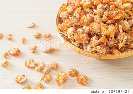dried shrimps or dried salted prawn dried shrimps or dried salted prawn 107197423