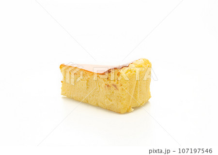 burn cheesecake on white burn cheesecake on white 107197546