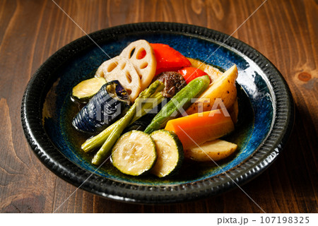 野菜の揚げびたし 野菜の揚げびたし 107198325