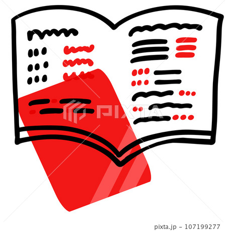 赤シートで暗記勉強 107199277