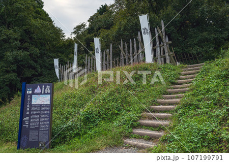 関ヶ原古戦場 笹尾山の石田三成陣跡 関ヶ原古戦場 笹尾山の石田三成陣跡 107199791