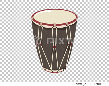 インドの伝統打楽器、ドール インドの伝統打楽器、ドール 107200386