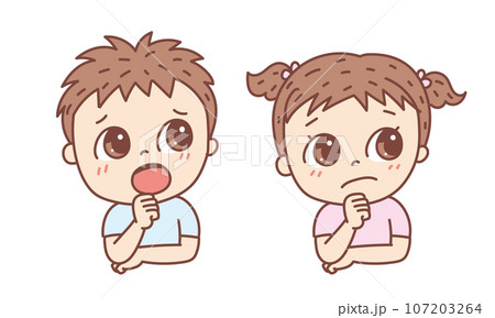 考える子ども 107203264